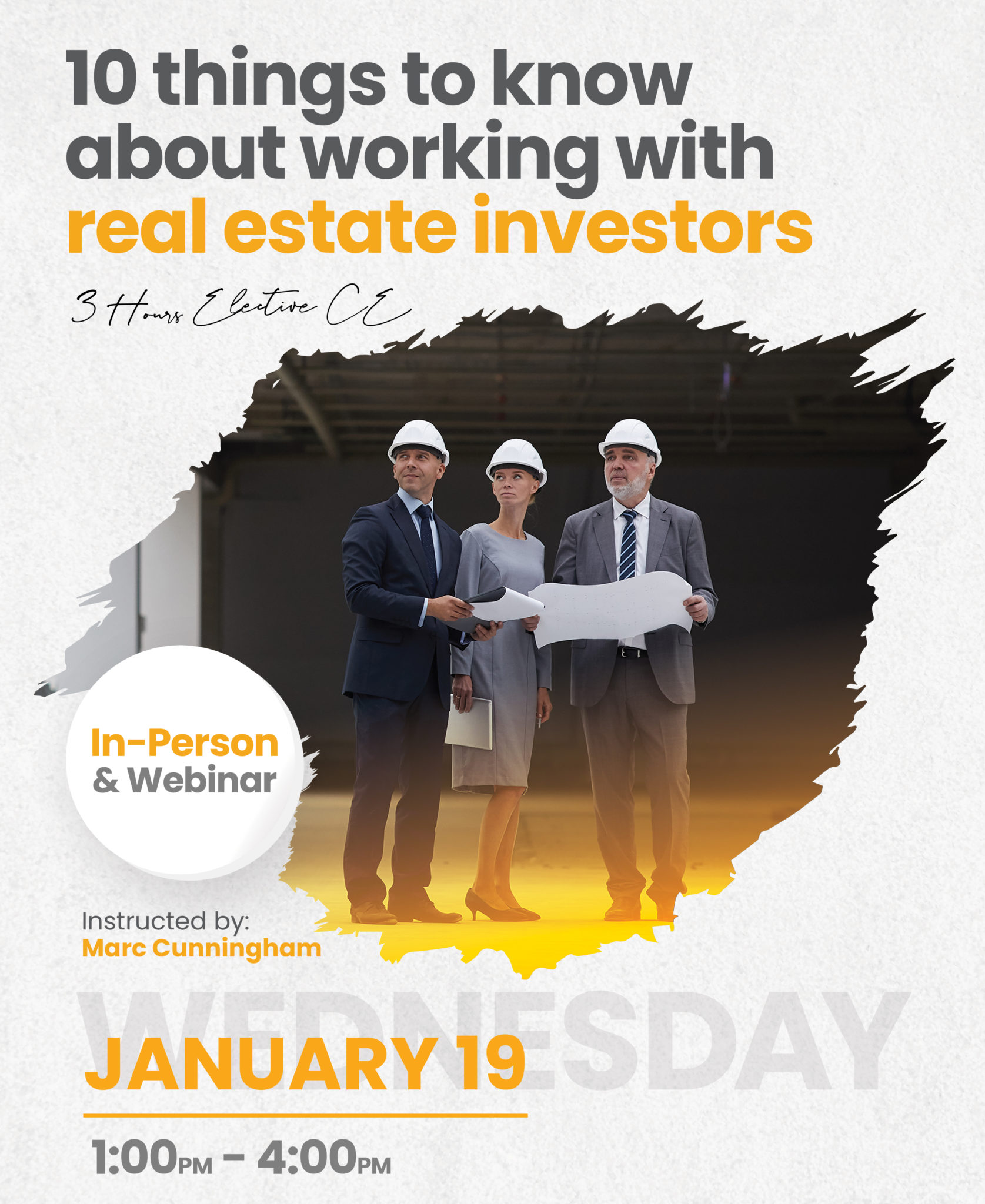 Webinar 10 things to know about working with real estate investors